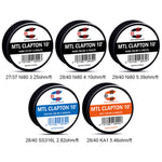 Fil Clapton MTL Coilology de 3 m – 27/37 Ni80 3,25 ohms/ft - 1 paquet
