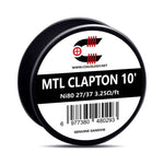 Fil Clapton MTL Coilology de 3 m – 27/37 Ni80 3,25 ohms/ft - 1 paquet
