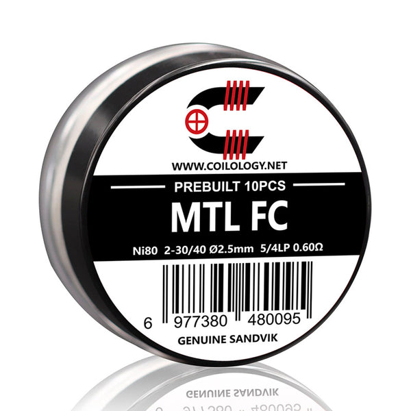 10 résistances Coilology MTL FC pré-montées – 10 résistances Coilology MTL FC pré-montées
