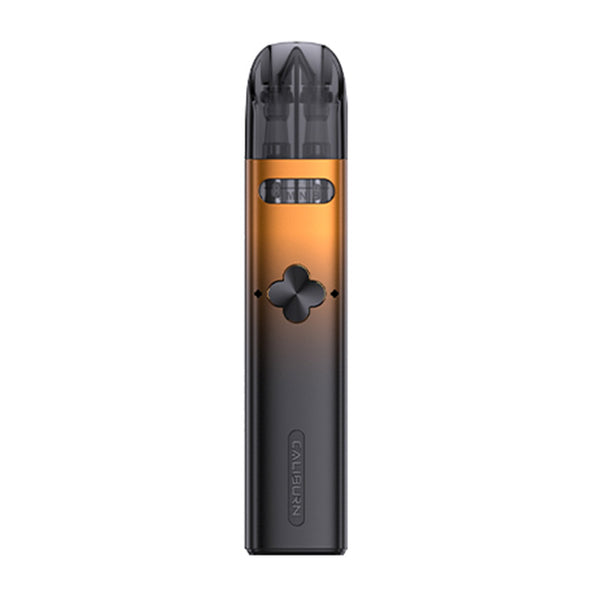 مجموعة نظام Uwell Caliburn Explorer Pod سعة 1000 مللي أمبير/ساعة سعة 4 مل – برتقالي وأسود - مجموعة Caliburn Explorer

