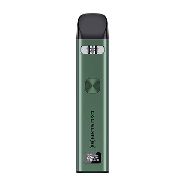 Kit système de pods Uwell Caliburn G3 900 mAh 2,5 ml / 2 ml – Vert - Édition TPD
