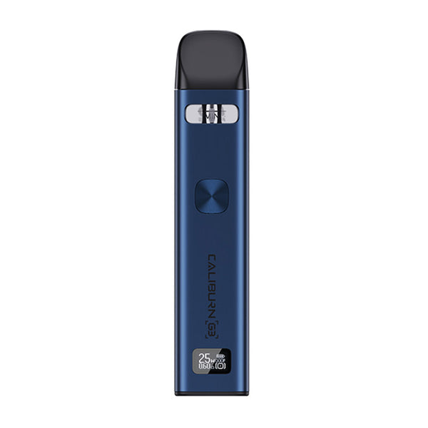 Kit système de pods Uwell Caliburn G3 900 mAh 2,5 ml / 2 ml – Bleu - Édition TPD
