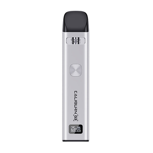 Kit système de pods Uwell Caliburn G3 900 mAh 2,5 ml / 2 ml – Argent - Édition TPD
