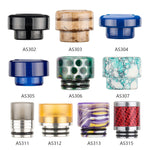 Reewape Resin 810 Drip Tip لون عشوائي (10 قطع/عبوة) – AS116F - عبوة واحدة
