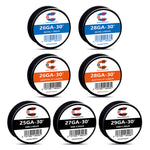 Fil résistif Coilology de 9 m – Câble Ni80 25 AWG, 2,08 ohms/pied - 1 unité
