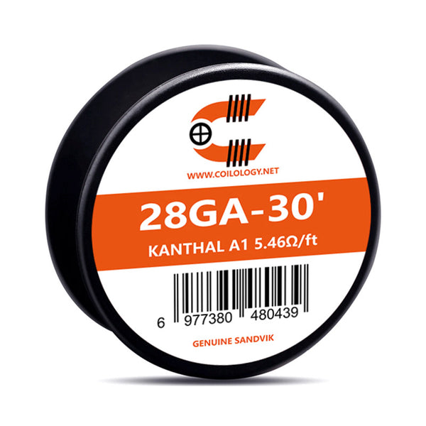 Fil résistif Coilology de 9 m – Câble KA1 28 AWG 5,46 ohms/pied - 1 unité
