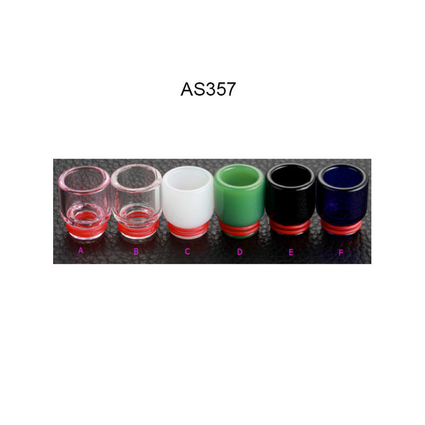 Reewape Resin 810 Drip Tip لون عشوائي (10 قطع/عبوة) – AS357 - 1Pack
