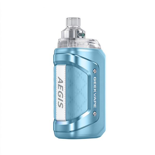 Geekvape Aegis Hero 5 Pod Mod Kit 2000mAh (Max 50W) 6.5ml – Crystal Blue - Aegis Hero 5 Kit
