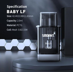 Smoant Baby LF Pod Cartridge 2ml (2pcs/pack)
