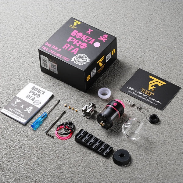 ThunderCloud x Vaping Bogan Bonza Pro RTA Tank 6ml – ThunderCloud x Vaping Bogan Bonza Pro RTA Tank 6ml
