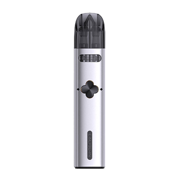مجموعة نظام Uwell Caliburn Explorer Pod سعة 1000 مللي أمبير/ساعة سعة 4 مل – مجموعة كاليبورن إكسبلورر - فضية
