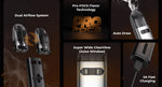مجموعة نظام Uwell Caliburn Explorer Pod سعة 1000 مللي أمبير/ساعة سعة 4 مل – مجموعة كاليبورن إكسبلورر باللون الأسود
