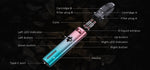 مجموعة نظام Uwell Caliburn Explorer Pod سعة 1000 مللي أمبير/ساعة سعة 4 مل – مجموعة كاليبورن إكسبلورر باللون الأسود
