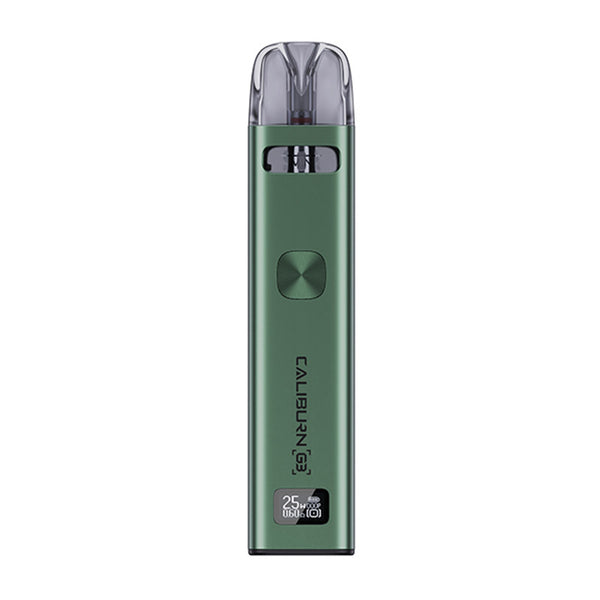 Kit système de pods Uwell Caliburn G3 900 mAh 2,5 ml / 2 ml – Vert - Édition Standard
