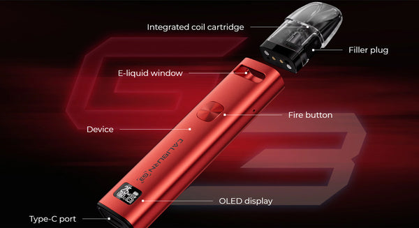 Kit système de pods Uwell Caliburn G3 900 mAh 2,5 ml / 2 ml – Kit système de pods Uwell Caliburn G3 900 mAh 2,5 ml / 2 ml
