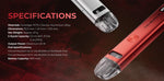 Kit système de pods Uwell Caliburn G3 900 mAh 2,5 ml / 2 ml – Argent - Édition Standard

