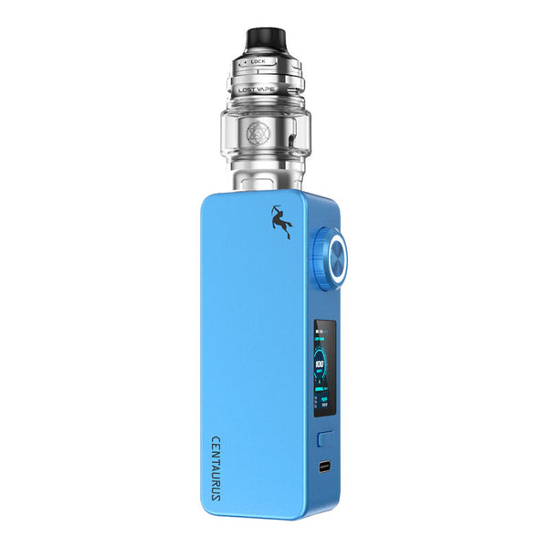 طقم Lost Vape Centaurus M100 Mod مع خزان Centaurus Sub Ohm V2 سعة 5 مل – نيون أزرق - طقم سنتورس إم 100
