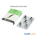 لفائف Vaporesso EUC Core (5 قطع/عبوة) (تخفيضات) – ملفات EUC سيراميكية 0.3 أوم - عبوة واحدة
