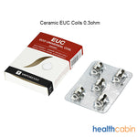 لفائف Vaporesso EUC Core (5 قطع/عبوة) (تخفيضات) – ملفات EUC سيراميكية 0.3 أوم - عبوة واحدة
