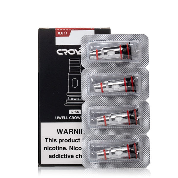 Ressort de rechange Uwell Crown X (4 pièces/paquet) – Résistances FeCrAl Mesh 0,6 ohm - 1 unité
