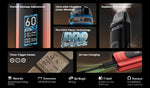 مجموعة نظام Uwell Crown X Pod سعة 1500 مللي أمبير/ساعة وسعة 5.3 مل – مجموعة كراون إكس باللون الأسود
