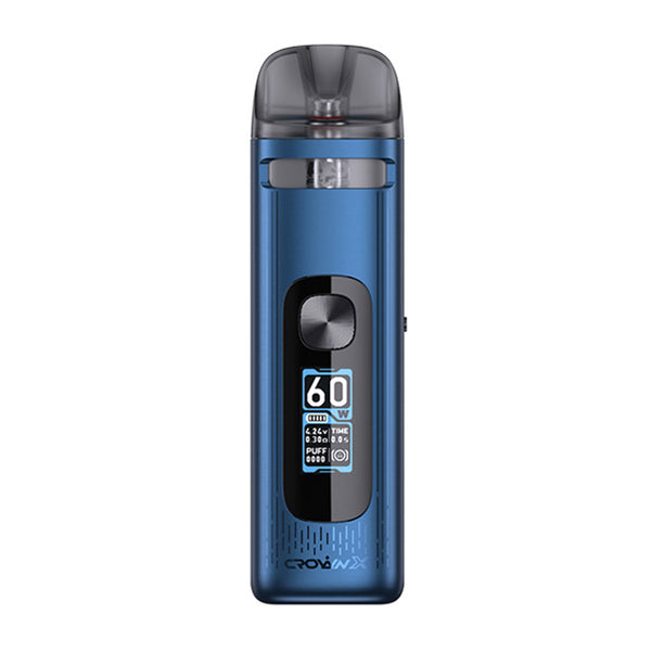 مجموعة نظام Uwell Crown X Pod سعة 1500 مللي أمبير/ساعة وسعة 5.3 مل – أزرق - طقم كراون إكس
