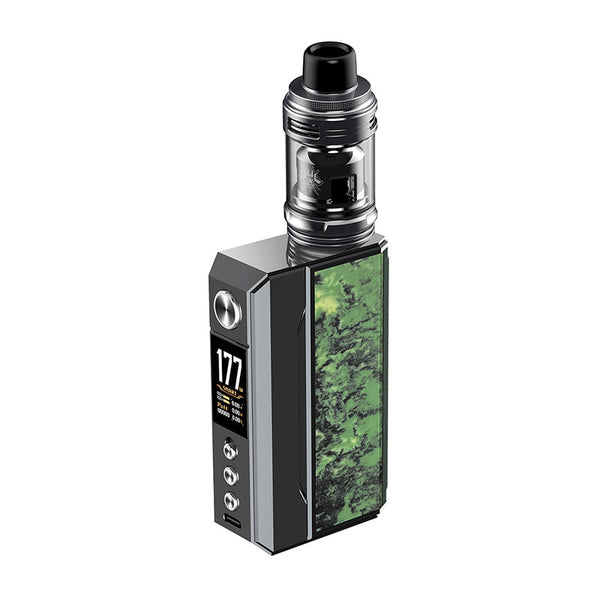 طقم Voopoo Drag 4 Box Mod مع خزان Uforce-L Atomizer 4ml – Gun Metal Forest Green - النسخة الأسترالية
