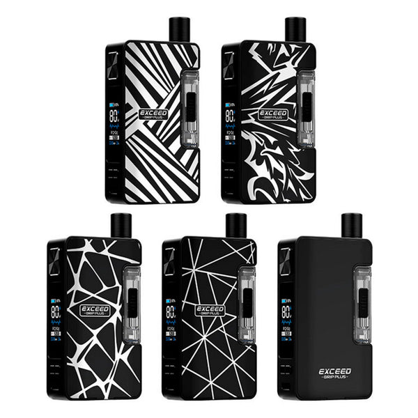 Kit système pod Joyetech Exceed Grip Plus 80W 2,6 ml – Chapeau vert - Kit Exceed Grip Plus
