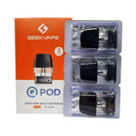 Geekvape Q Pod Cartridge 3ml/2ml (3pcs/pack) – 0.8ohm (Side Fill) - 2ml
