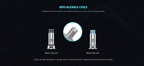 Résistances de rechange Rincoe Jellybox Nano (3 pièces/paquet) – Résistances de rechange Rincoe Jellybox Nano (3 pièces/paquet)
