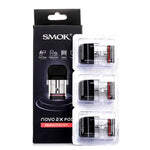 Cartouche SMOK Novo 2 Pod 2ml (3 pièces/paquet) – Novo 2X Meshed 0.9ohm MTL - 1 Paquet
