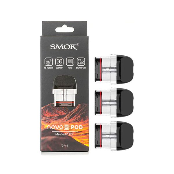 خرطوشة SMOK Novo 5 Pod Series 2 مل/3 مل (3 قطع/عبوة) – خرطوشة SMOK Novo 5 Pod Series 2 مل/3 مل (3 قطع/عبوة)
