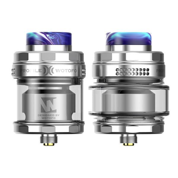بخاخ Wotofo Profile X RTA سعة 8 مل (28 مم) – ستانلس ستيل - بروفايل إكس آر تي إيه
