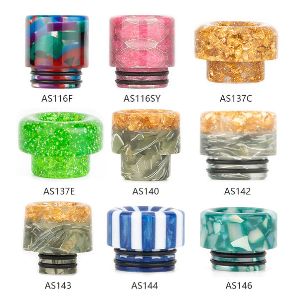 Reewape Resin 810 Drip Tip لون عشوائي (10 قطع/عبوة) – Reewape Resin 810 Drip Tip لون عشوائي (10 قطع/عبوة)
