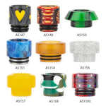 Reewape Resin 810 Drip Tip لون عشوائي (10 قطع/عبوة) – AS116F - عبوة واحدة
