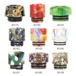 Reewape Resin 810 Drip Tip لون عشوائي (10 قطع/عبوة) – AS116F - عبوة واحدة
