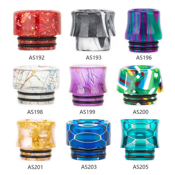 Reewape Resin 810 Drip Tip لون عشوائي (10 قطع/عبوة) – Reewape Resin 810 Drip Tip لون عشوائي (10 قطع/عبوة)
