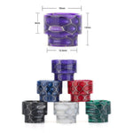 Reewape Resin 810 Drip Tip لون عشوائي (10 قطع/عبوة) – AS116F - عبوة واحدة
