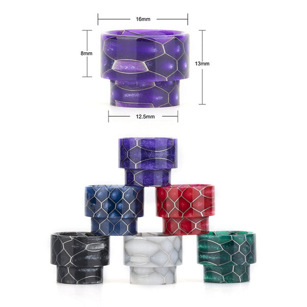 Reewape Resin 810 Drip Tip لون عشوائي (10 قطع/عبوة) – AS107S - عبوة واحدة
