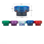 Reewape Resin 810 Drip Tip لون عشوائي (10 قطع/عبوة) – AS116F - عبوة واحدة
