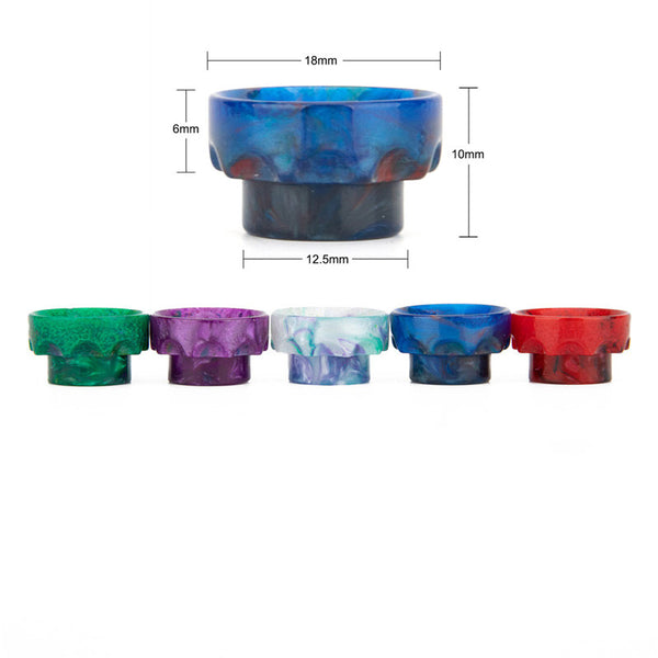 Reewape Resin 810 Drip Tip لون عشوائي (10 قطع/عبوة) – AS108 - عبوة واحدة
