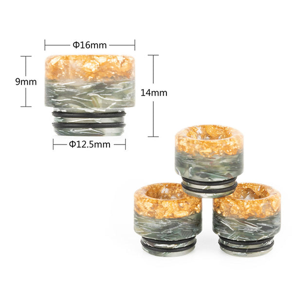 Reewape Resin 810 Drip Tip لون عشوائي (10 قطع/عبوة) – AS142 - عبوة واحدة
