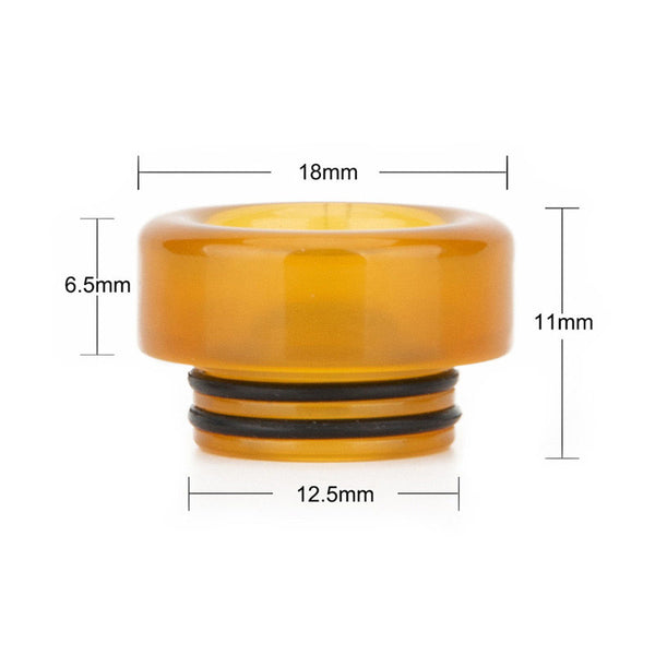 Reewape Resin 810 Drip Tip لون عشوائي (10 قطع/عبوة) – AS154 - عبوة واحدة

