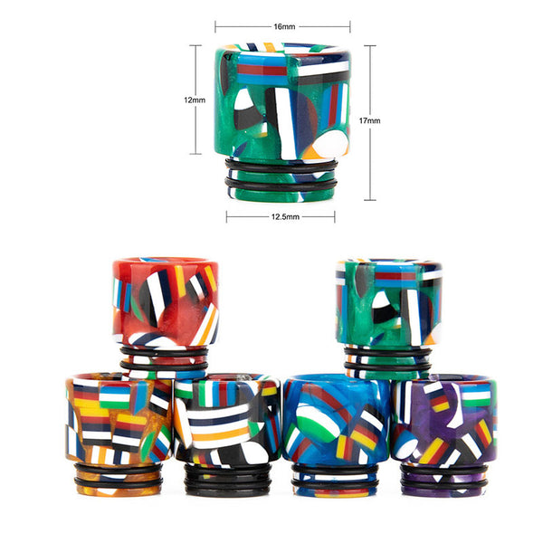 Reewape Resin 810 Drip Tip لون عشوائي (10 قطع/عبوة) – Reewape Resin 810 Drip Tip لون عشوائي (10 قطع/عبوة)
