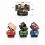 Reewape Resin 810 Drip Tip لون عشوائي (10 قطع/عبوة) – AS116F - عبوة واحدة

