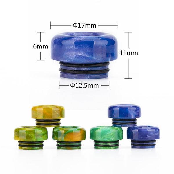 Reewape Resin 810 Drip Tip لون عشوائي (10 قطع/عبوة) – AS181 - عبوة واحدة
