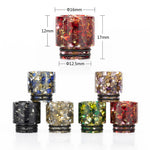 Reewape Resin 810 Drip Tip لون عشوائي (10 قطع/عبوة) – AS116F - عبوة واحدة
