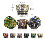 Reewape Resin 810 Drip Tip لون عشوائي (10 قطع/عبوة) – AS116F - عبوة واحدة
