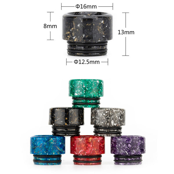 Reewape Resin 810 Drip Tip لون عشوائي (10 قطع/عبوة) – AS192 - عبوة واحدة
