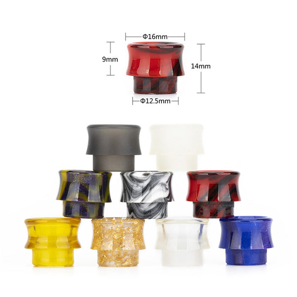 Reewape Resin 810 Drip Tip لون عشوائي (10 قطع/عبوة) – AS193 - 1 عبوة
